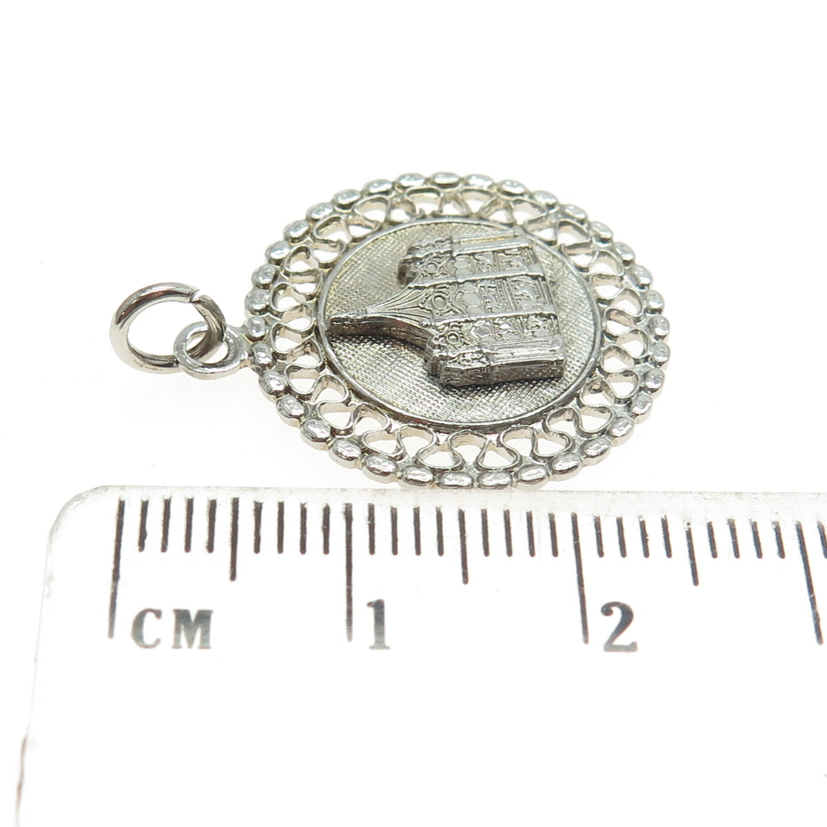 FRENCH & FRANKLIN 925 Sterling Silver Vintage Marriott's Great America Pendant