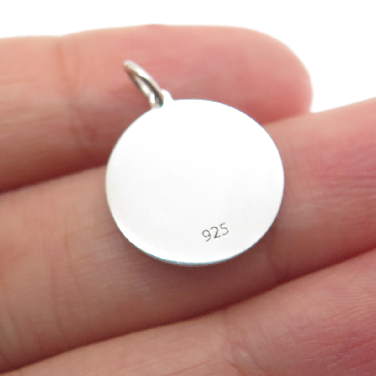 925 Sterling Silver Pink Enamel Cat & Dog Friendship Minimalist Charm Pendant