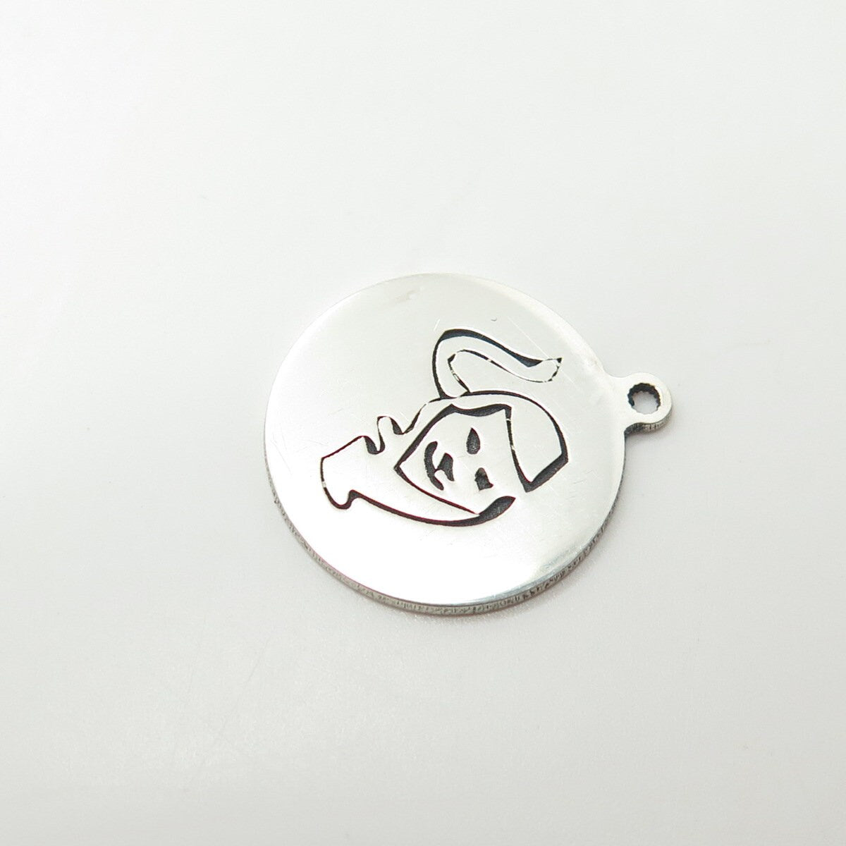 925 Sterling Silver USA Two In Town Wild Cat Charm Pendant
