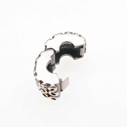 Pandora 925 Sterling Silver Serpentine Swirl Clip Charm