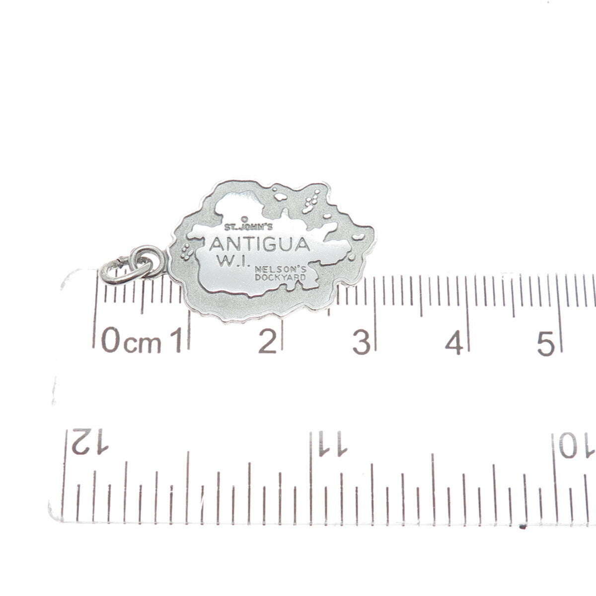 925 Sterling Silver Vintage Nelson's Dockyard Antigua Island Charm Pendant