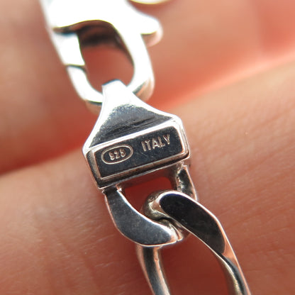 TIFFANY & CO. 18K Gold 925 Sterling Silver Vintage Curb Link Bracelet 7.25"