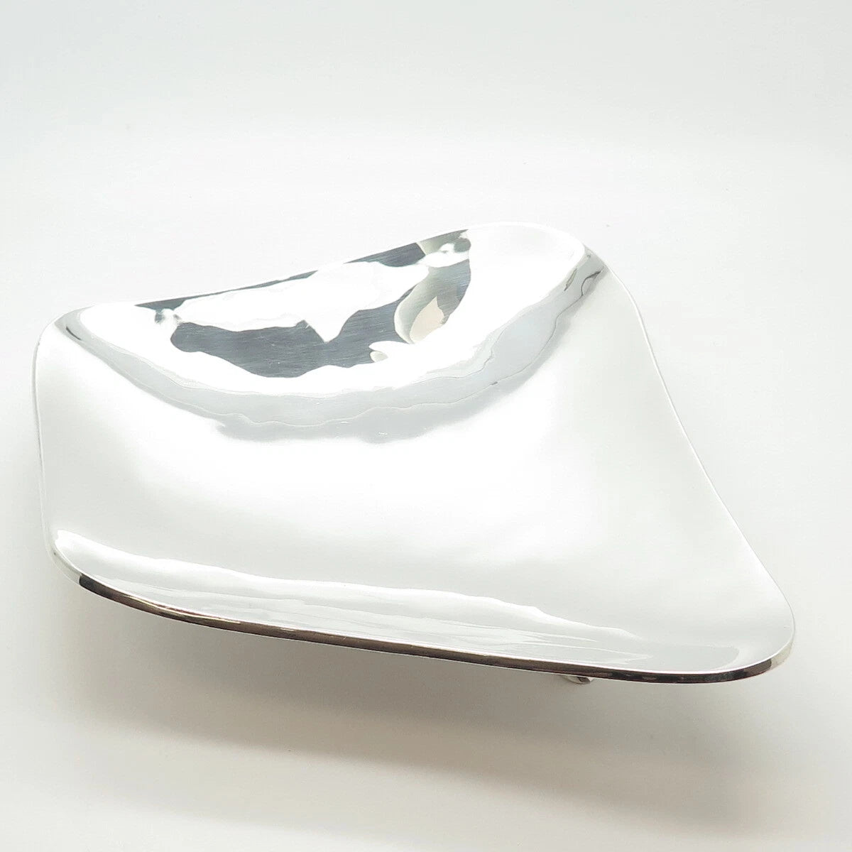 925 Sterling Silver Antique Art Deco Mexico Footed Dish
