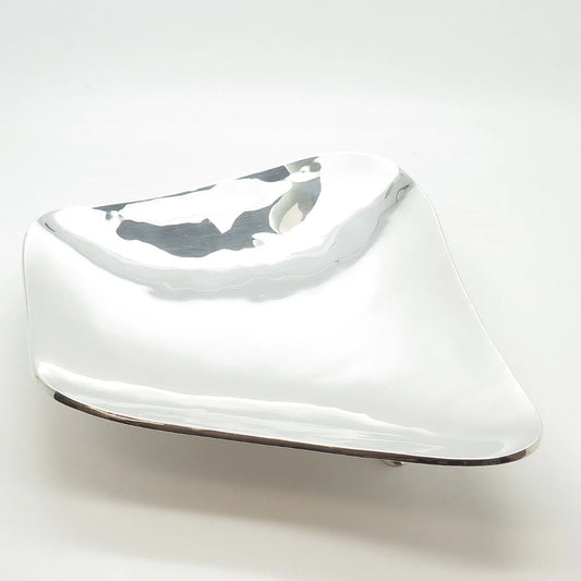925 Sterling Silver Antique Art Deco Mexico Footed Dish