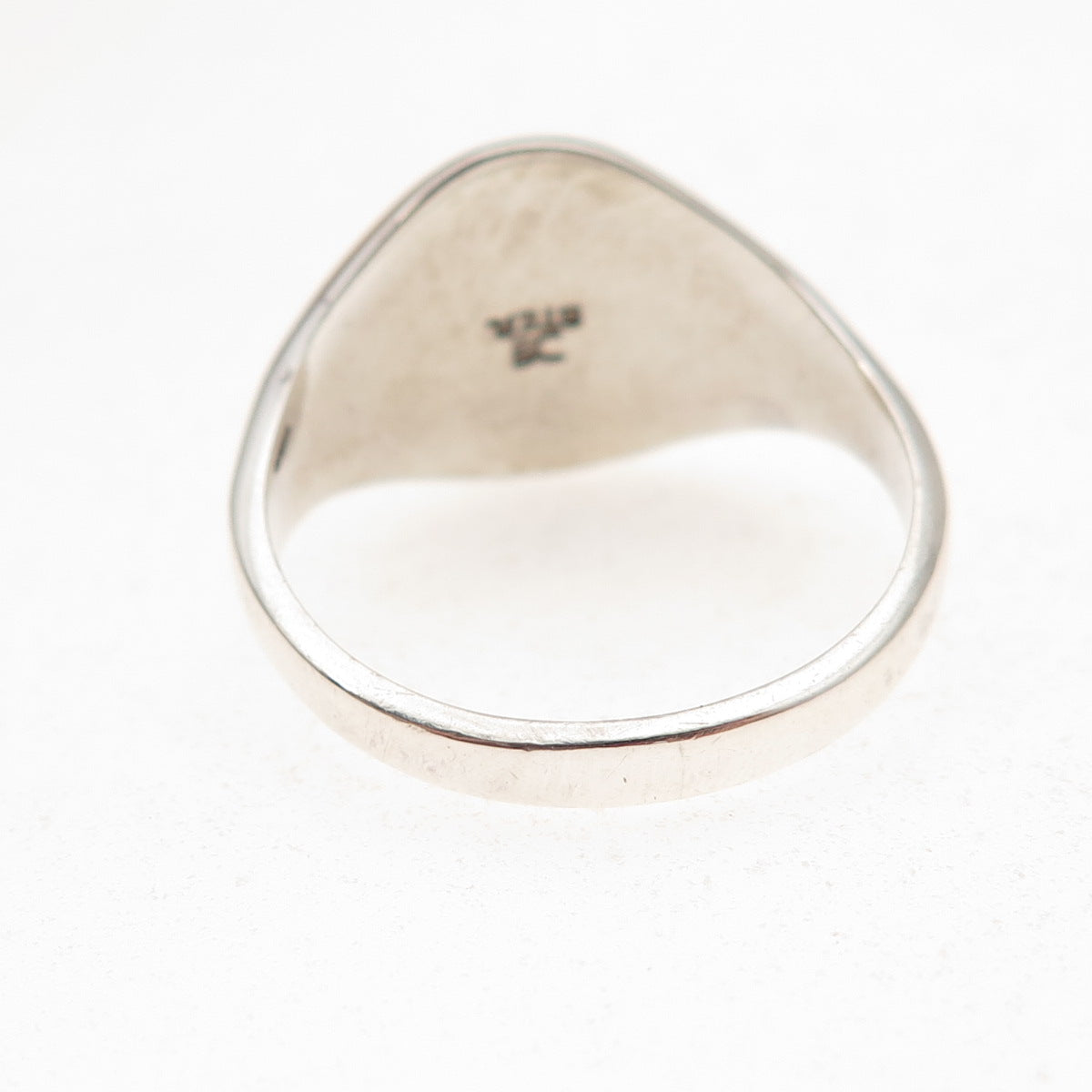 925 Sterling Silver Vintage Signet Ring Size 11.25