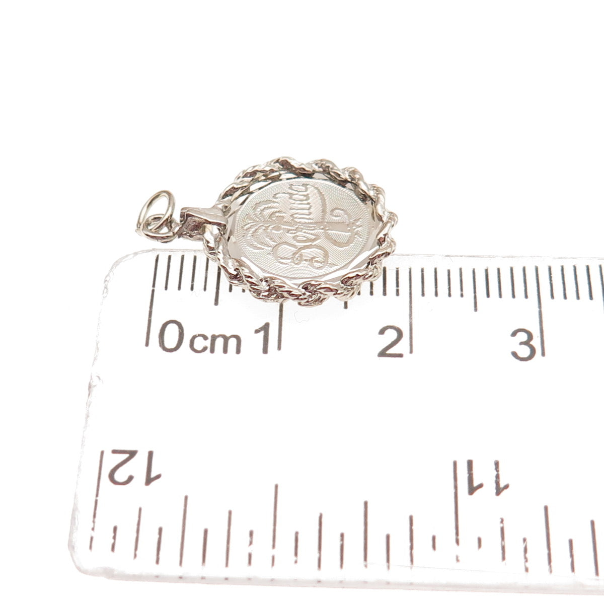 CREA 925 Sterling Silver Vintage Bermuda Palm Tree Mini Charm Pendant