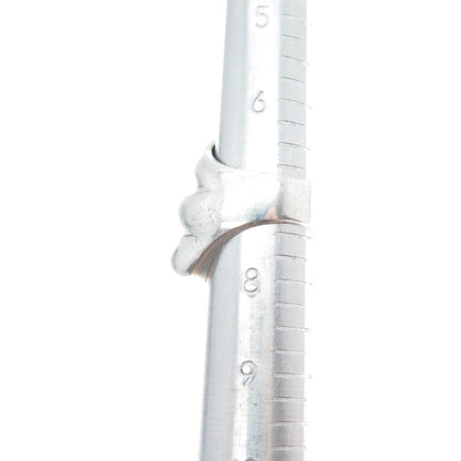 925 Sterling Silver Vintage Mexico Modernist Ring Size 7.5