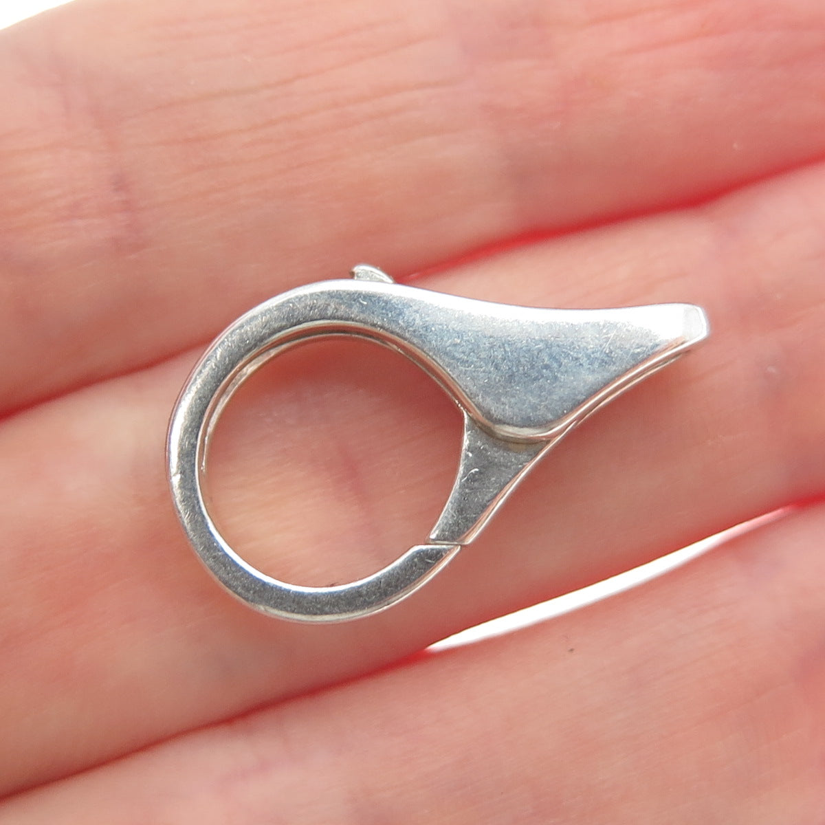 Old Stock 925 Sterling Silver Vintage Bracelet Necklace Lobster Claw Clasp Lock