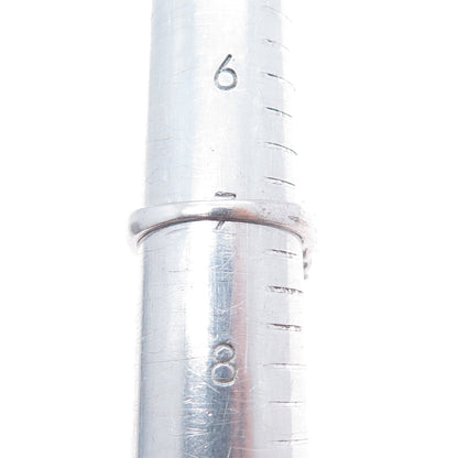 925 Sterling Silver Round-Cut C Z Sparkle Ring Size 7