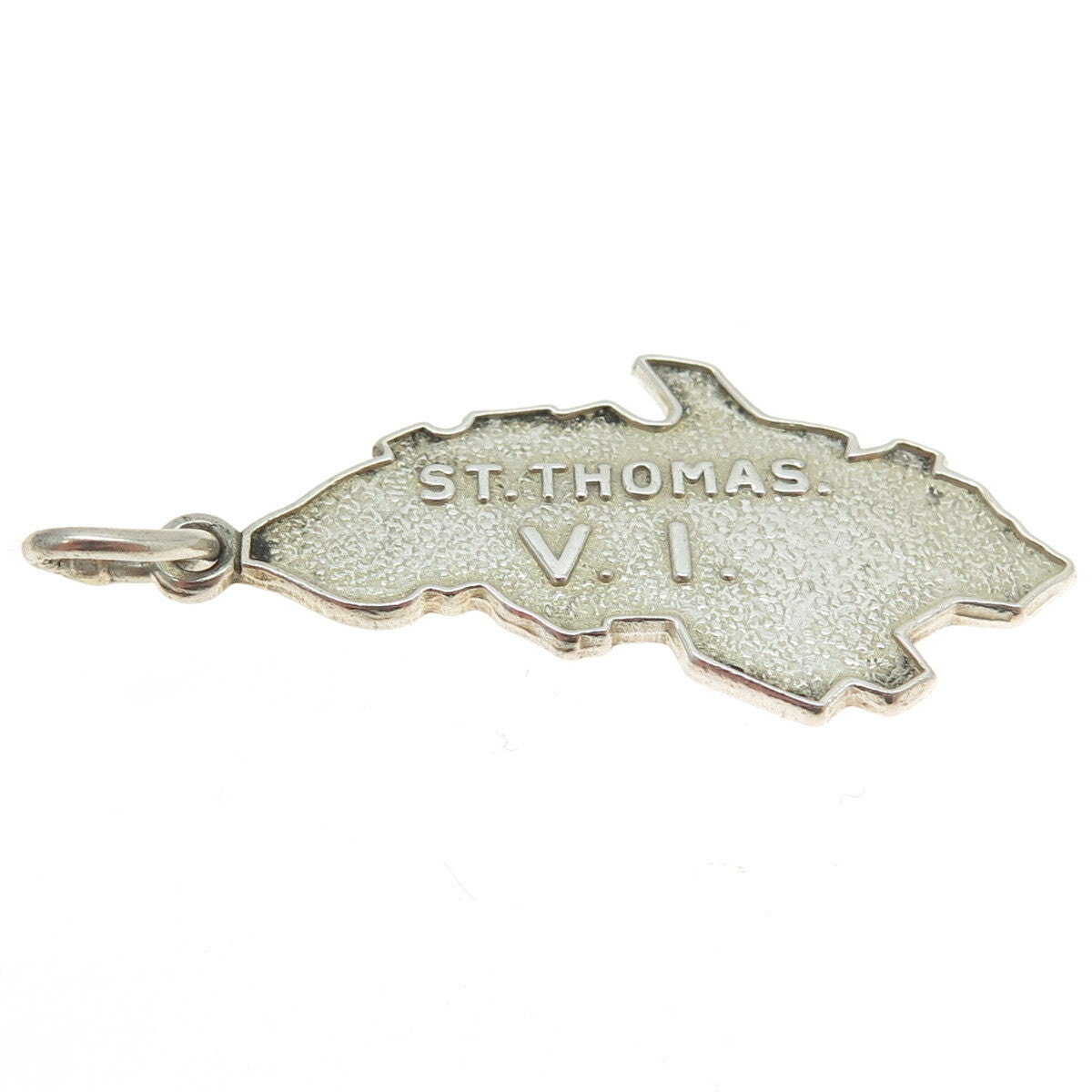 925 Sterling Silver Vintage Mexico Saint Thomas, Virgin Islands Pendant