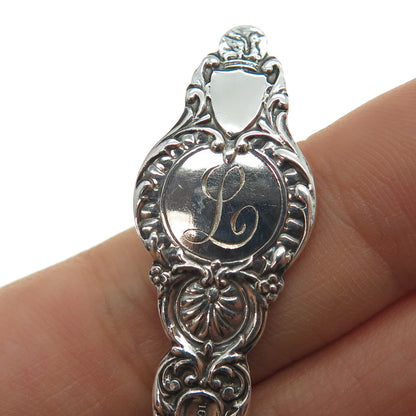 Moore & Leding 925 Sterling Silver Antique Art Deco Mount Vernon Coffee Spoon