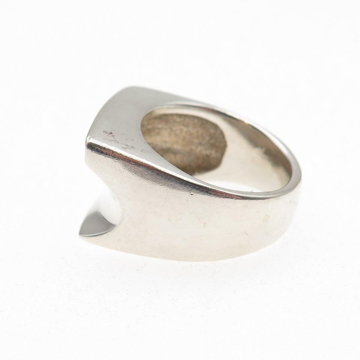 ESPO Joseph Esposito 925 Sterling Silver Vintage Modernist Ring Size 6.25