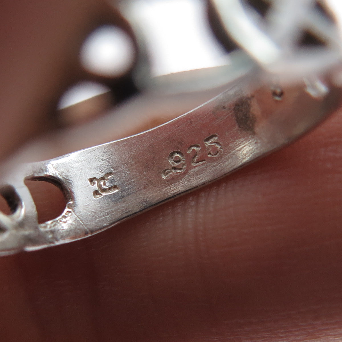 CELLINI 925 Sterling Silver Vintage Celtic Knot Band Ring Size 8.25