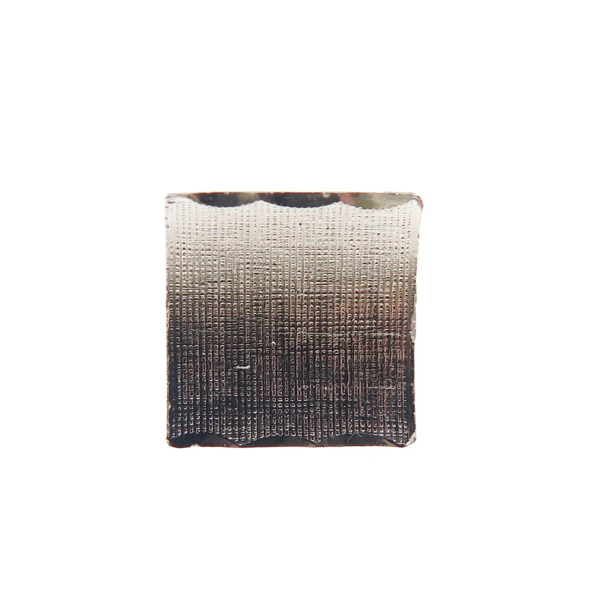 JML Diplomat 925 Sterling Silver Vintage Wavy Square Lapel Pin