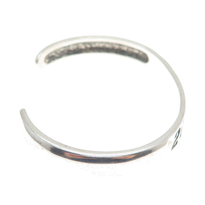 WALDECK JOHNSON 925 Sterling Vintage NASCAR No 20 Tony Stewart Cuff Bracelet 6"