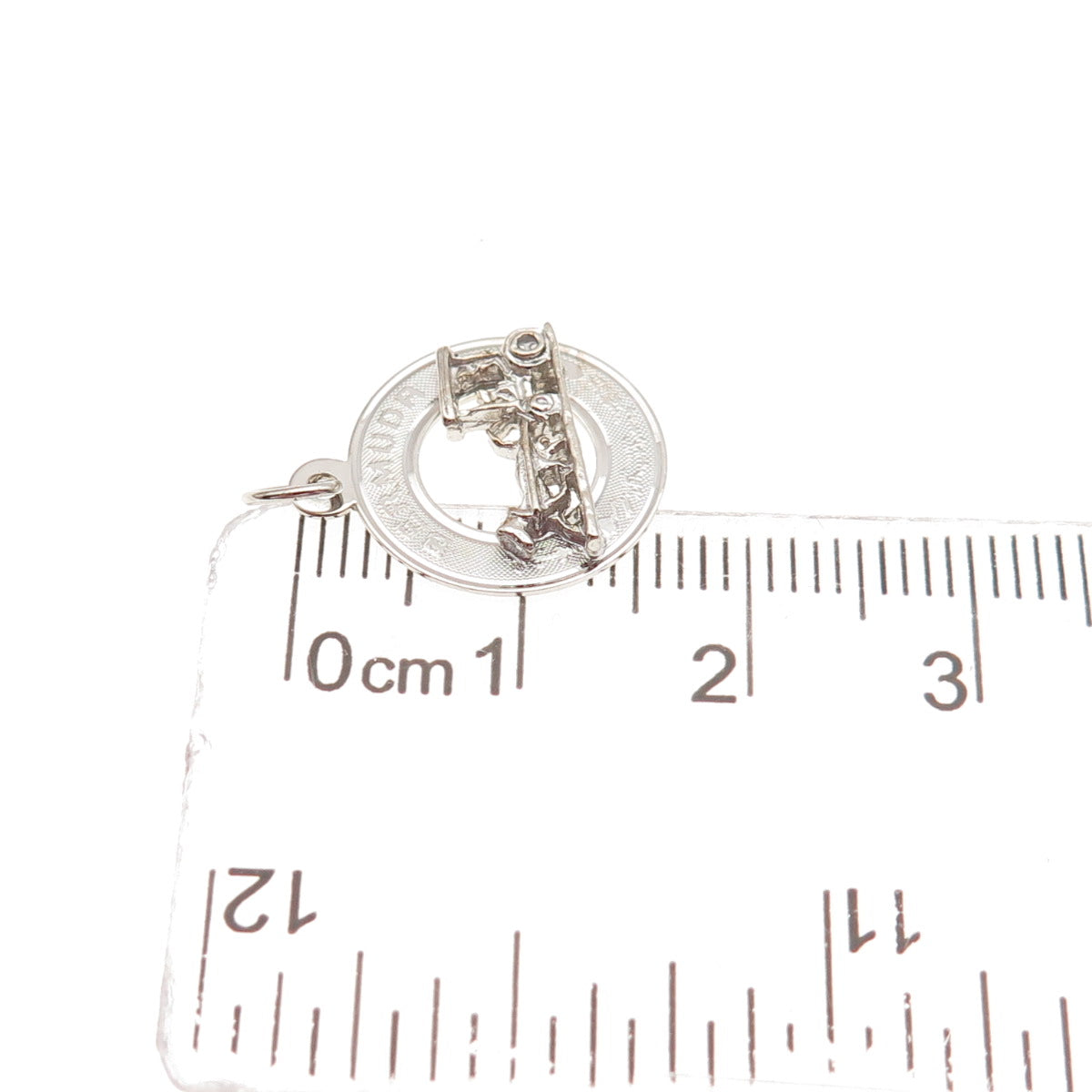 CREA 925 Sterling Silver Vintage Bermuda Carriage Mini Charm Pendant