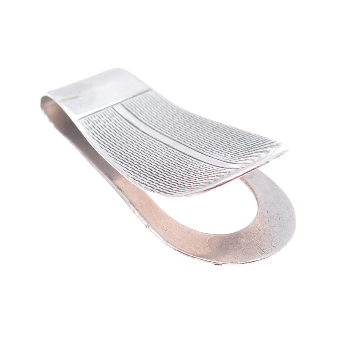 INDUSTRIA ARGENTINA 925 Sterling Silver Vintage Modernist Money Clip