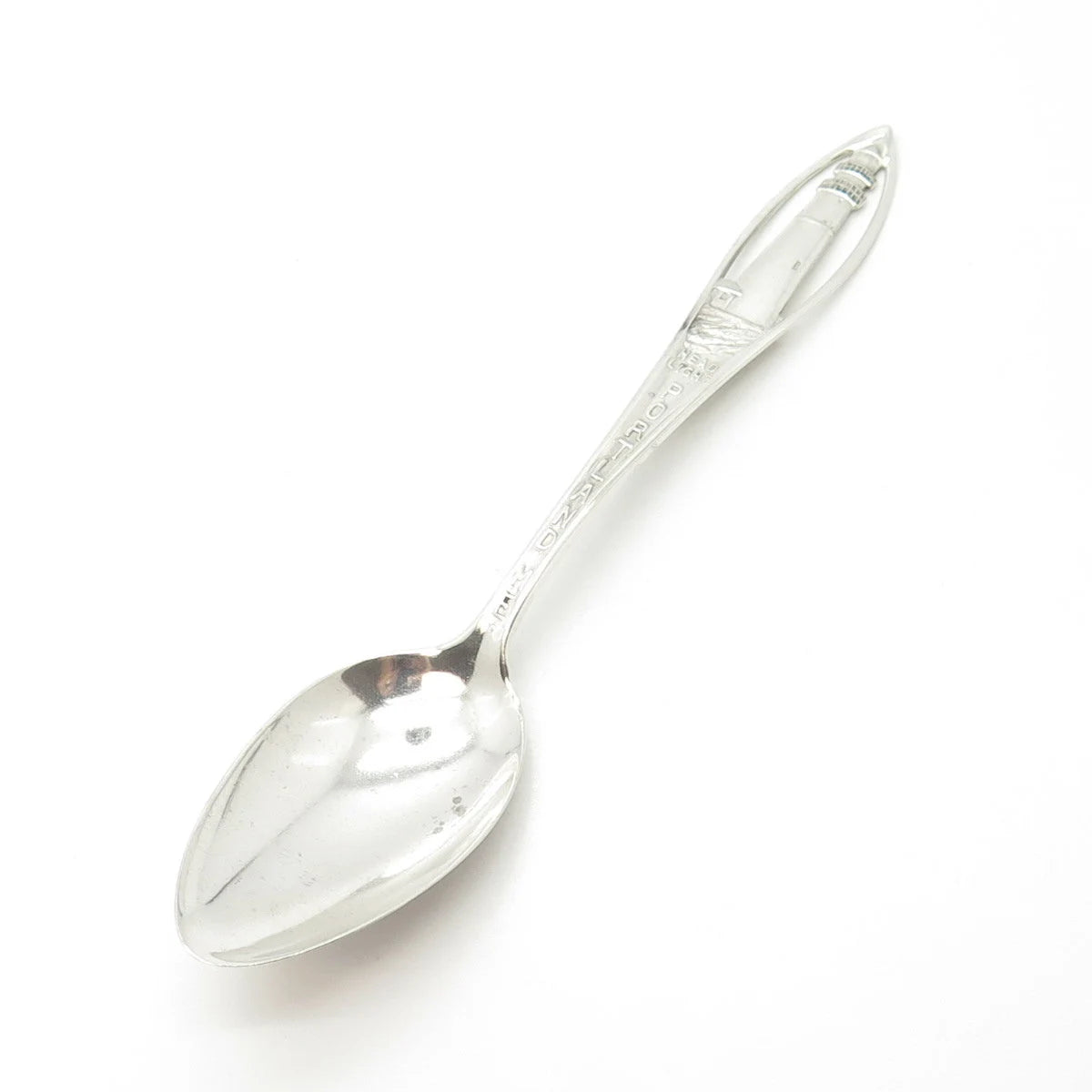 925 Sterling Silver Antique Art Deco Watson Portland ME States & Cities Spoon