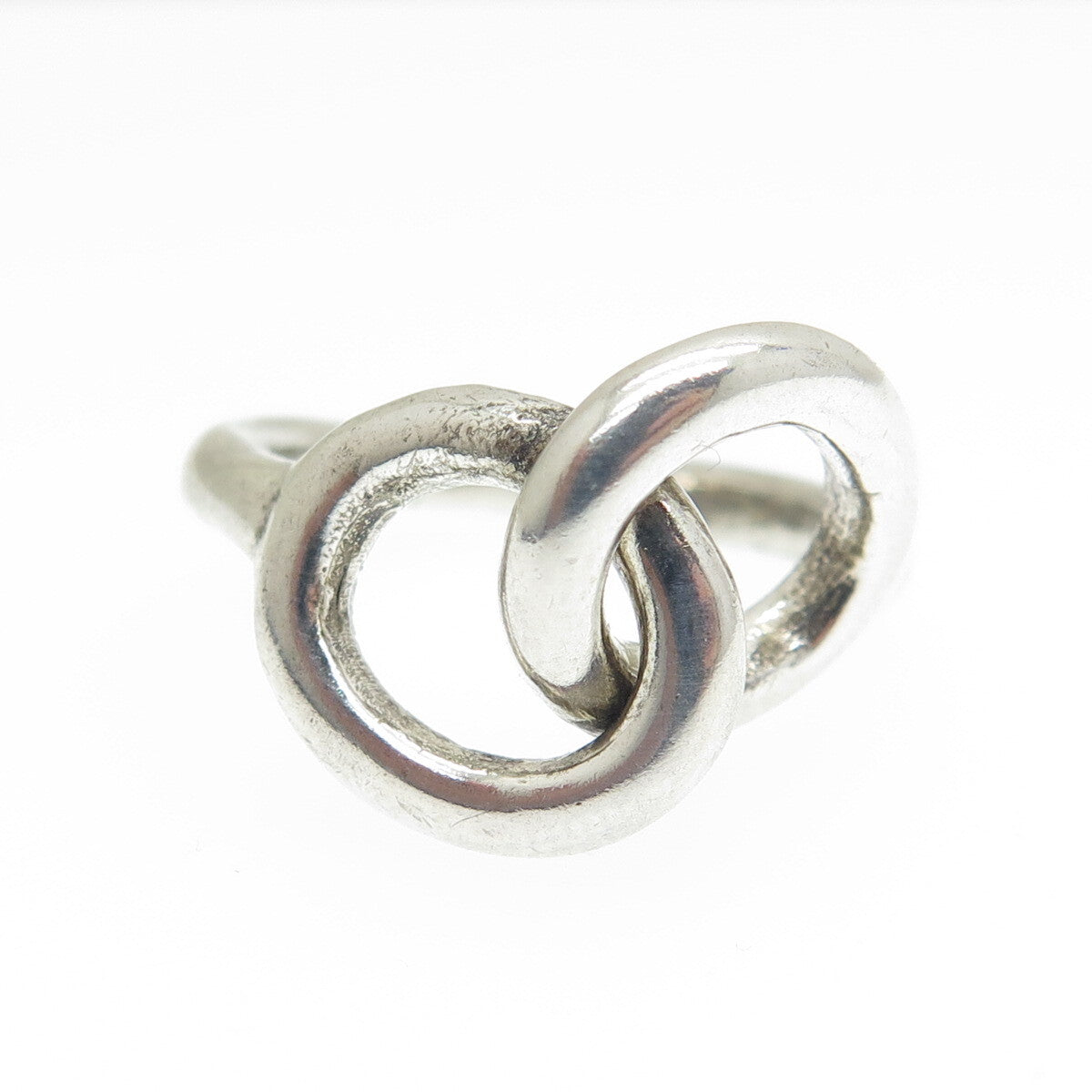 MMA Metropolitan Museum of Art 925 Sterling Vintage Interlocked Ring Size 6.75