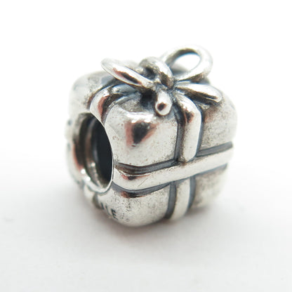 PANDORA 925 Sterling Silver Present Box Charm