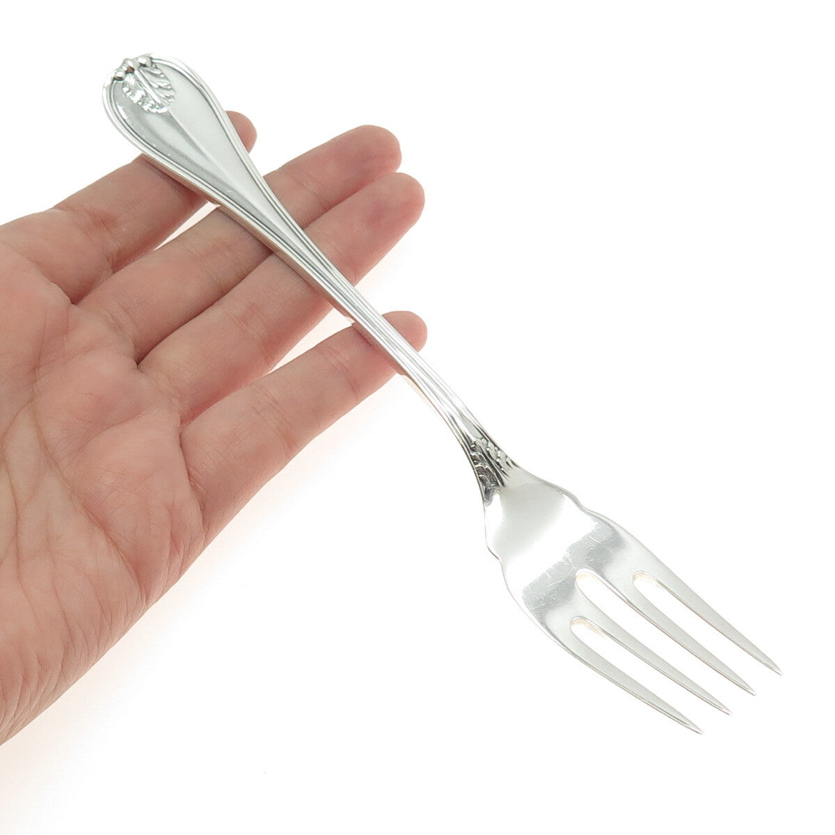 BUCCELLATI 925 Sterling Silver Vintage Italy Laura Fish / Salad Fork
