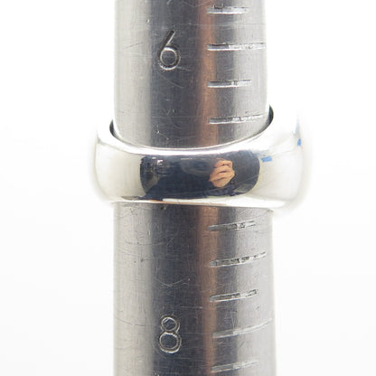 AIL Aluma 925 Sterling Silver Vintage Real Carved Tiger Eye Ring Size 7