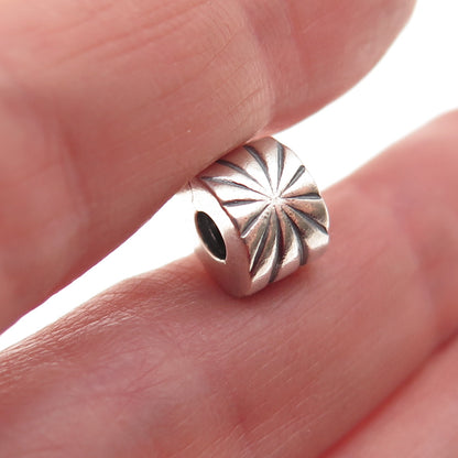 Pandora 925 Sterling Silver Sunburst Clip Charm