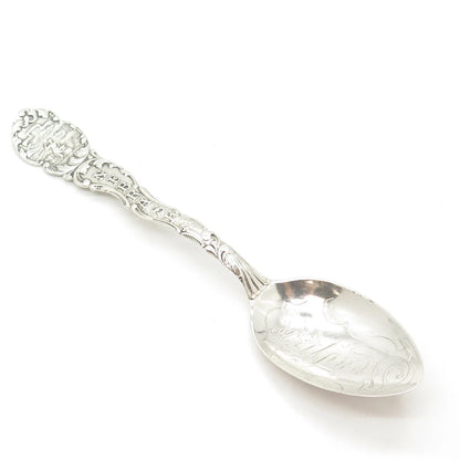 925 Sterling Silver Antique Art Deco Wendell "Nebraska" States & Cities Spoon