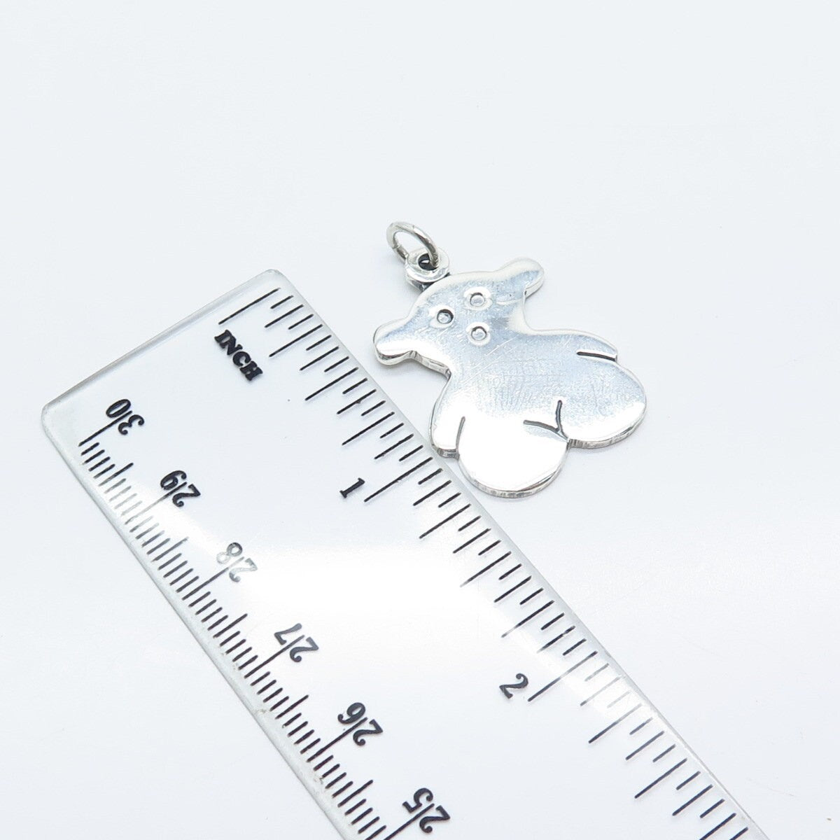 950 Silver Vintage Bear Pendant