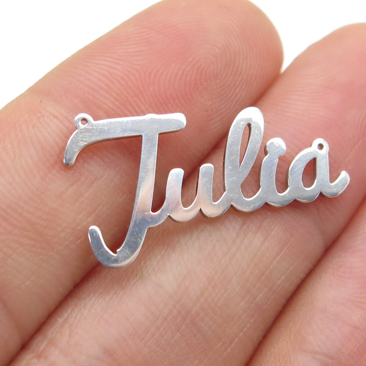 925 Sterling Silver "Julia" Personalized Centerpiece Pendant