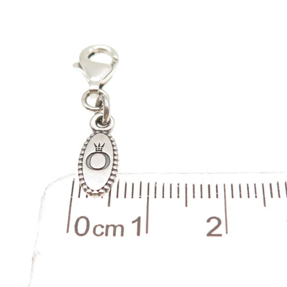Pandora 925 Sterling Silver Bracelet / Necklace Lobster Lock Clasp Tag