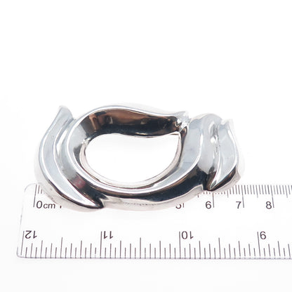 925 Sterling Silver Vintage Mexico Modernist Pin Brooch