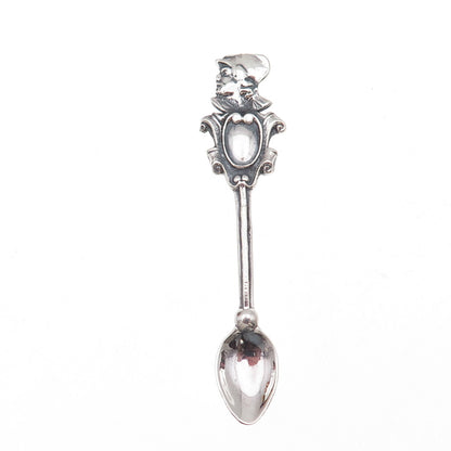 925 Sterling Silver Antique Art Deco Warrior Sniffer Spoon