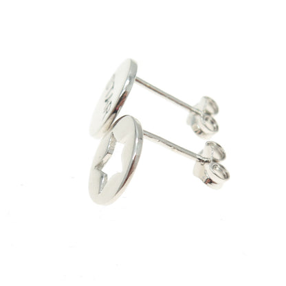 925 Sterling Silver Star Stud Earrings
