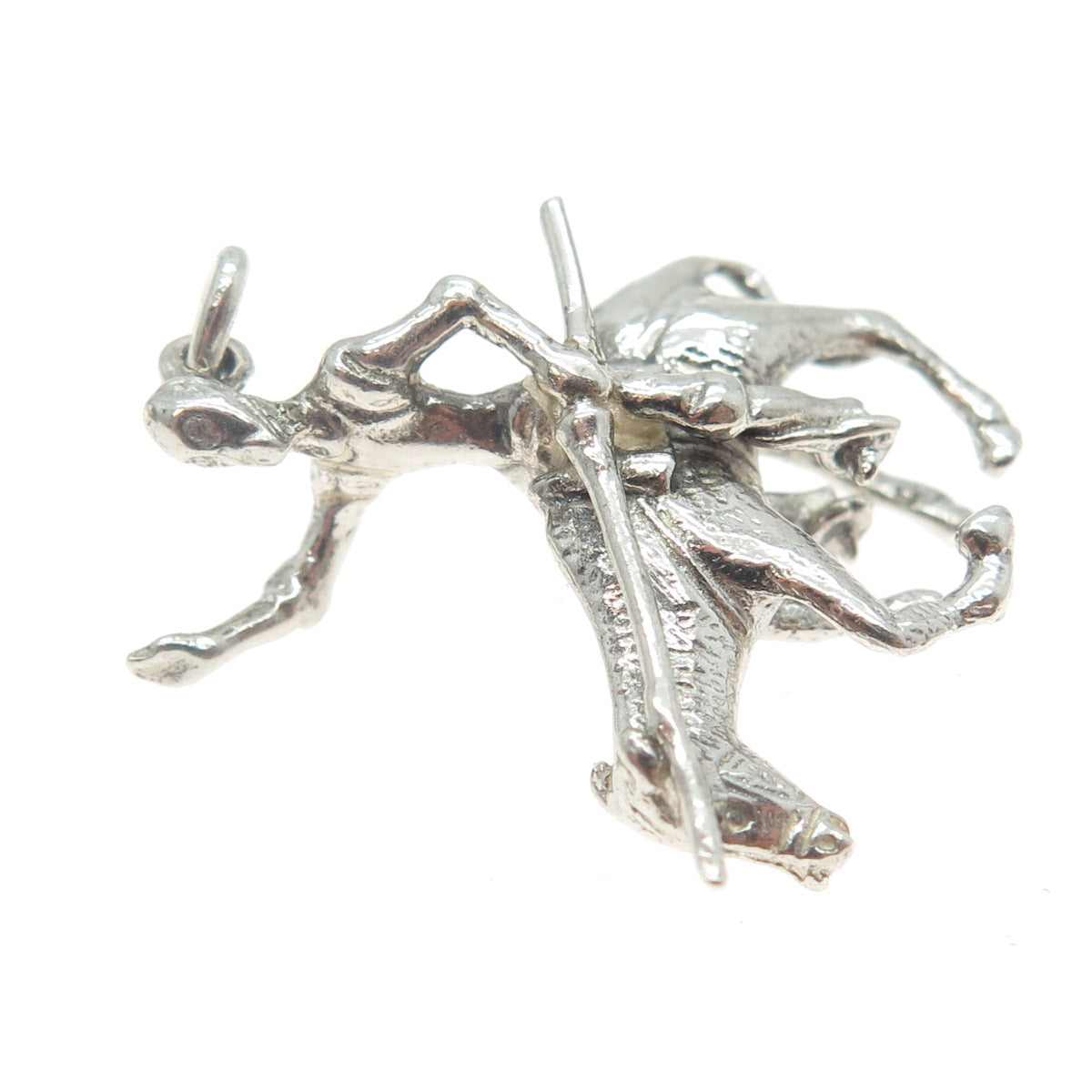 925 Sterling Silver Vintage Nomad on Donkey Charm Pendant