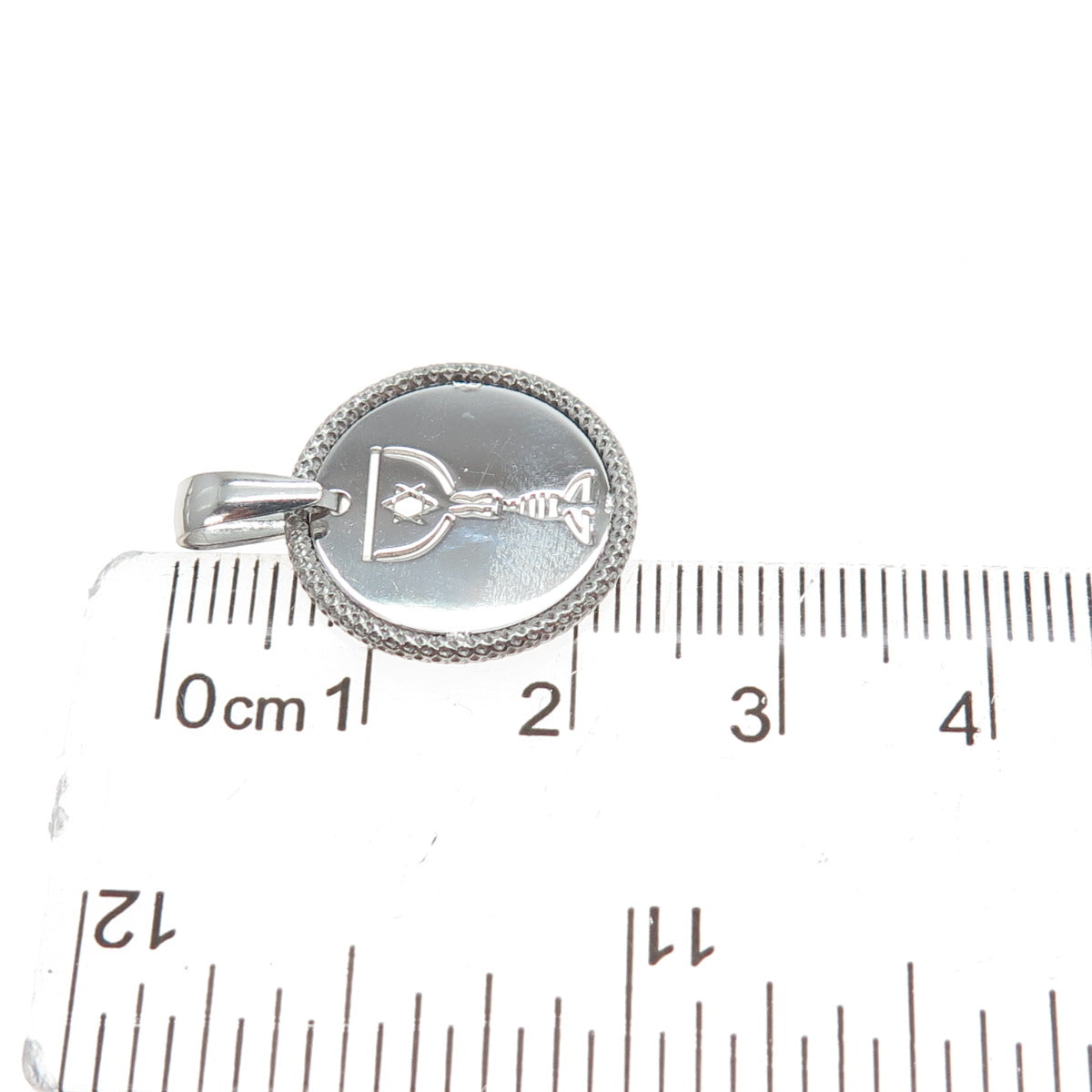 925 Sterling Silver Vintage Italy Chalice / Goblet Judaica Minimalist Pendant