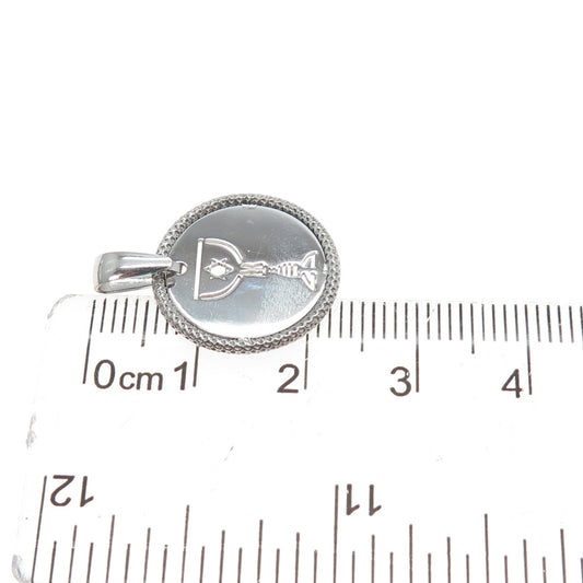925 Sterling Silver Vintage Italy Chalice / Goblet Judaica Minimalist Pendant
