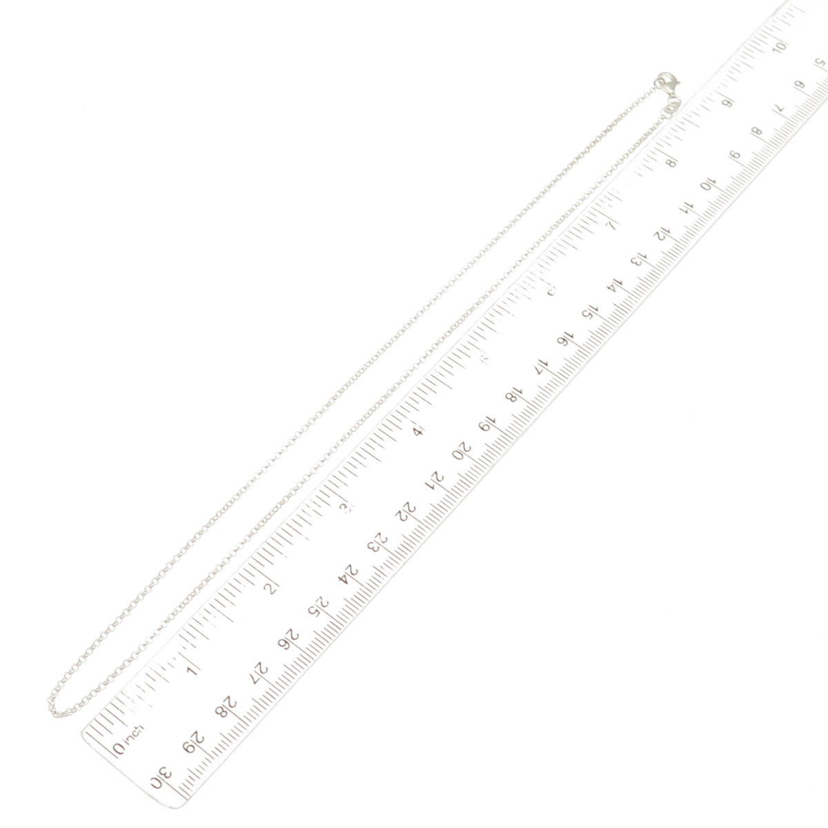 Han 925 Sterling Silver Rolo Chain Necklace 18"