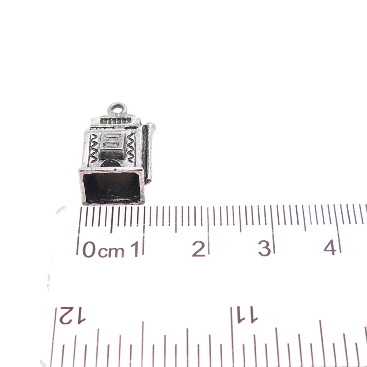 MAISELS INDIAN TRADING Sterling Vintage Slot Machine Casino Minimalist Pendant
