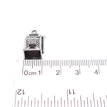 MAISELS INDIAN TRADING Sterling Vintage Slot Machine Casino Minimalist Pendant