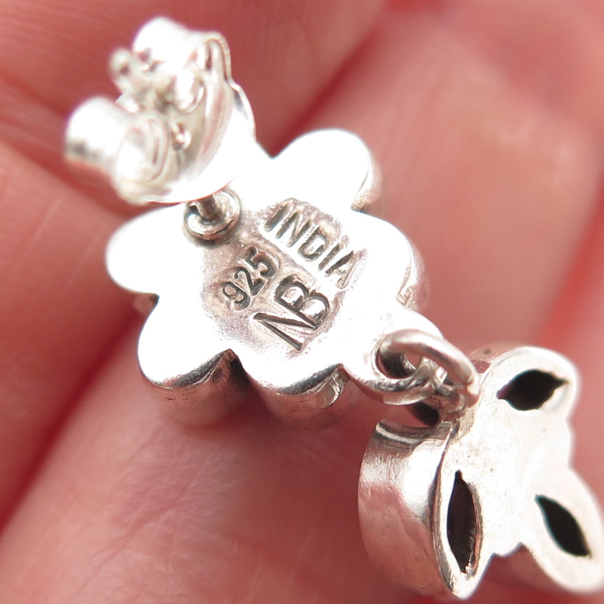 Nicky Butler Sterling Silver Vintage Real Blue Topaz Amethyst & Iolite Earrings