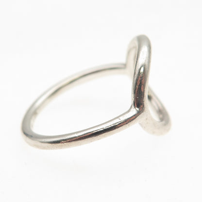 Silpada 925 Sterling Silver Vintage Karma Open Circle Ring Size 10