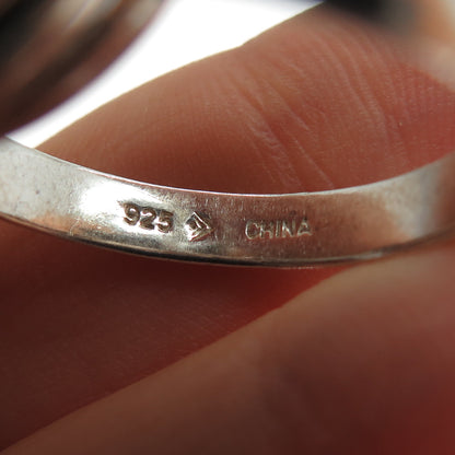 SILPADA 925 Sterling Silver Vintage Interlocked Trinity Band Ring Size 11.25