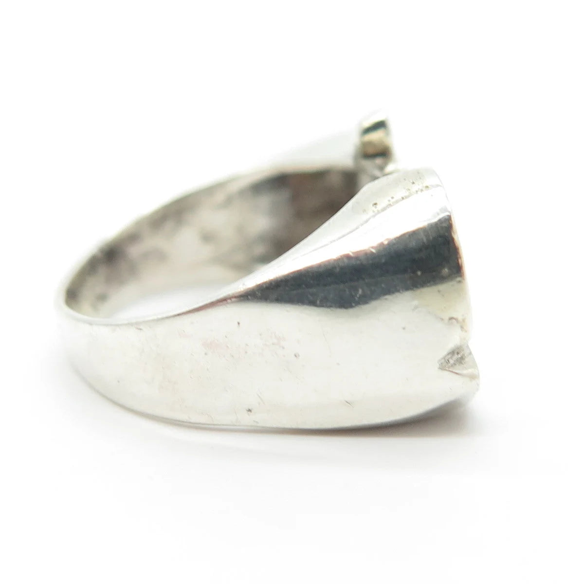 925 Sterling Silver Vintage "Carina" Personalizes Ring Size 5.25