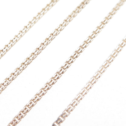 Nicky Butler 925 Sterling Silver Vintage Box Chain Necklace 18"