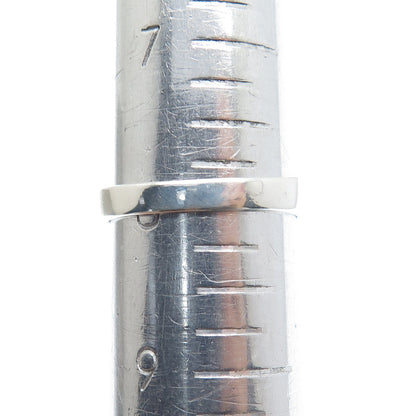 925 Sterling Silver Real Round-Cut White Topaz Emerald-Cut Sapphire Ring Size 8