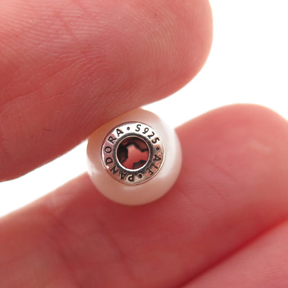 Pandora 925 Sterling Silver Real Pearl Essence Dignity Slide Bead Charm