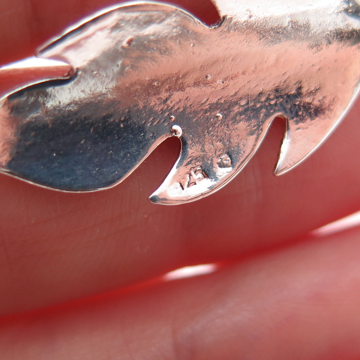 925 Sterling Silver Vintage Feather Southwestern Charm Pendant