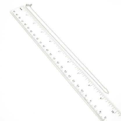 JOY 925 Sterling Silver Cable Chain Necklace 18"