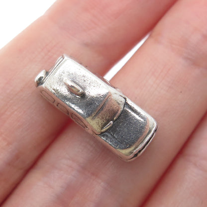 SHUBE 925 Sterling Silver Vintage SUV Car Mini Charm Pendant